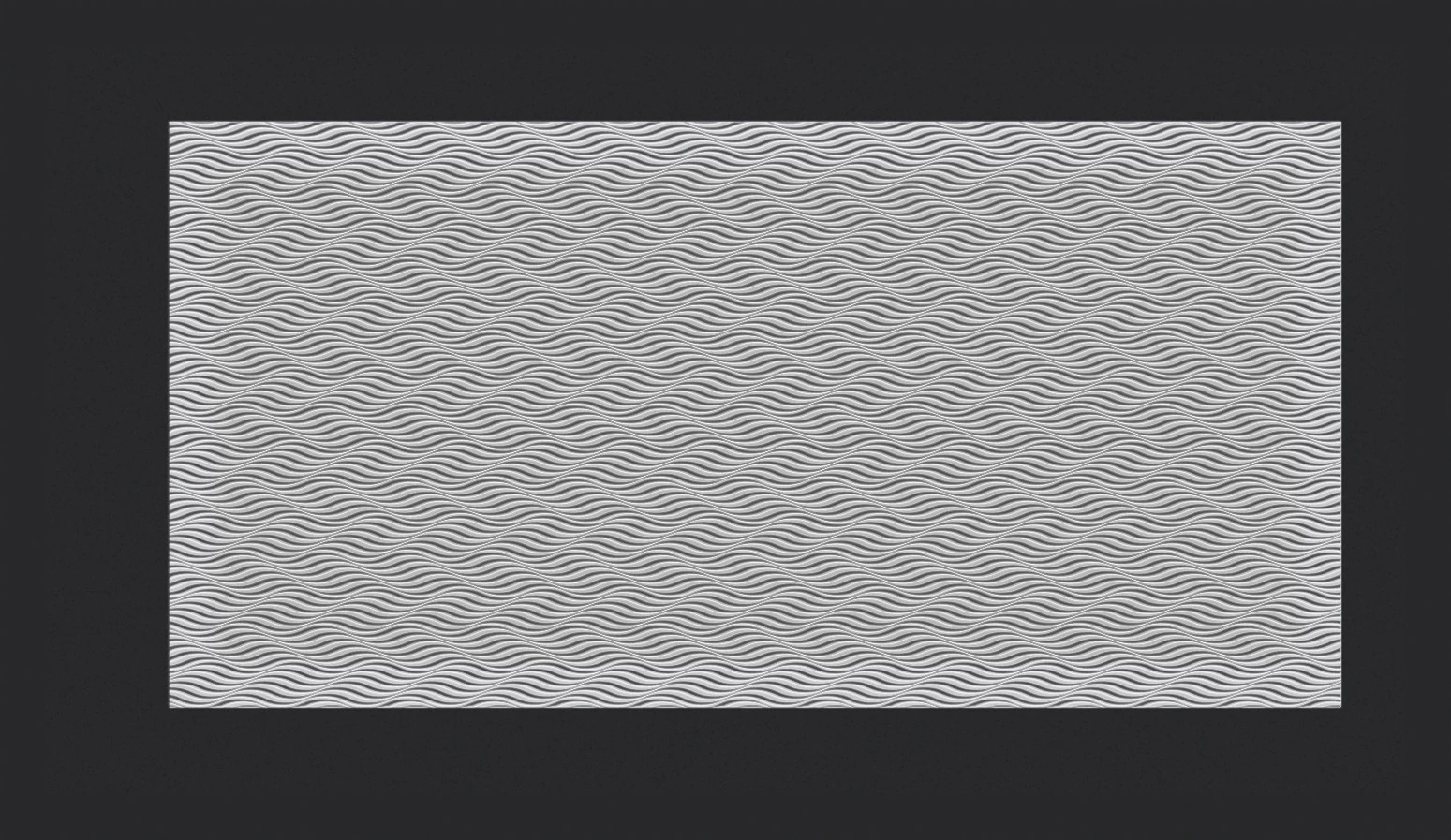 Waving Wall Panel 3D Print Model .c4d .max .obj .3ds .fbx .stl .blend 
