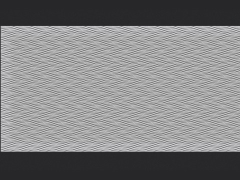 Waving Wall Panel 3D Print Model
