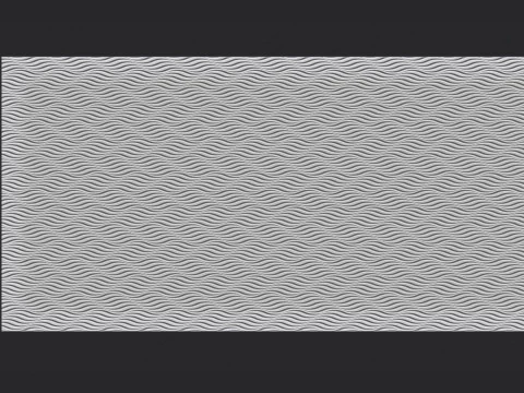 Panneau mural ondulant Modèles 3D en vedette