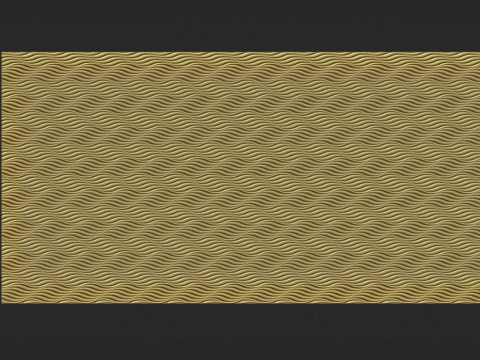 Waving Wall Panel 3D 打印模型