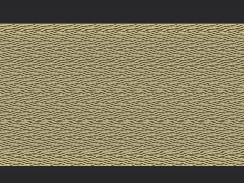 Waving Wall Panel 3D Print Model