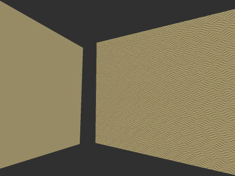 Waving Wall Panel 3D Print Model