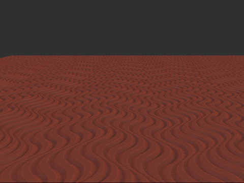 Waving Wall Panel 3D 打印模型