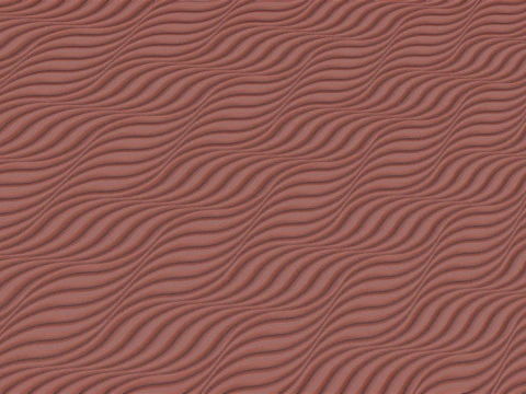 Waving Wall Panel 3D Print Model