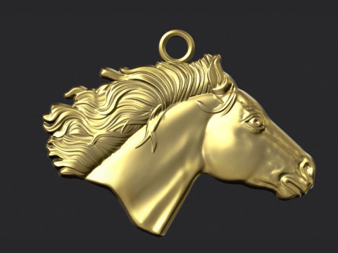 Horse Pendant 3D Принт Модель