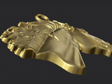 Horse Pendant 3D Принт Модель
