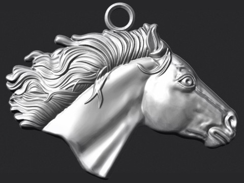Horse Pendant 3D Принт Модель