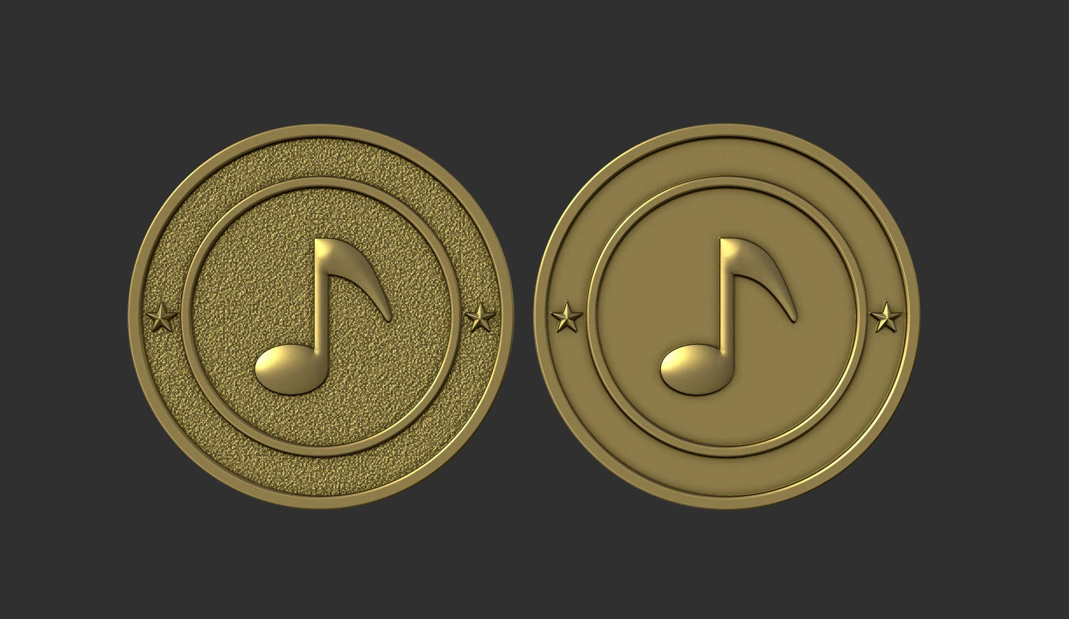 Musical Notes 3D Print Model .c4d .max .obj .3ds .fbx .stl .blend 