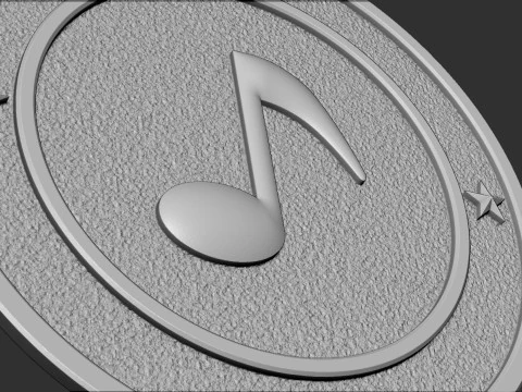 Musical Notes 3D Print Model