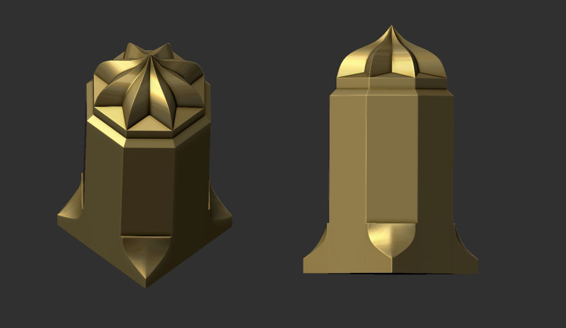 Geometric Column 3D printmodel .c4d .max .obj .3ds .fbx .stl .blend