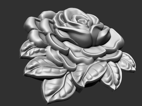 Roses relief set 3D Baskı Modeli
