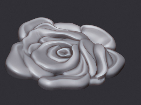 Roses relief set 3D Baskı Modeli