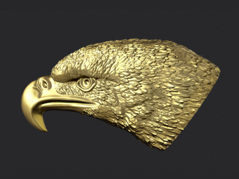 Eagle Head 3D Принт Модель