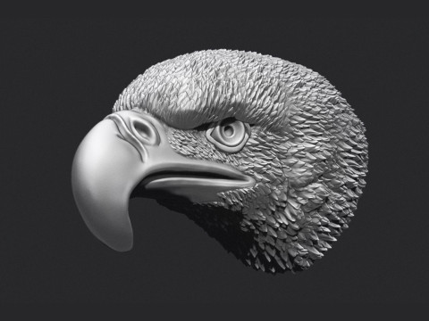 Eagle Head 3D Принт Модель