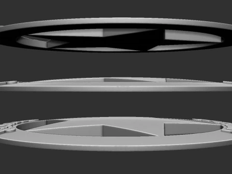 Security Officer Badge 3D Print Model