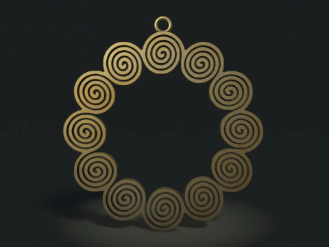 Kolczyki spiralne Model do druku 3D
