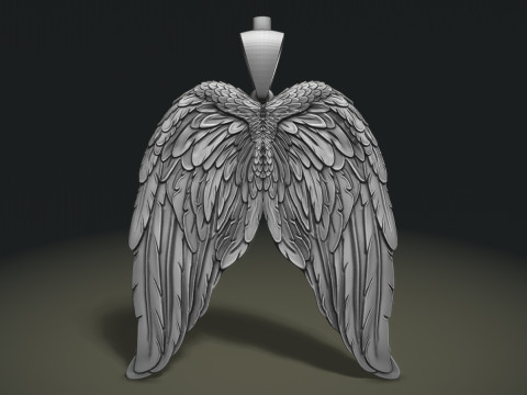 Angel Wings Pendant 3D Druckmodell