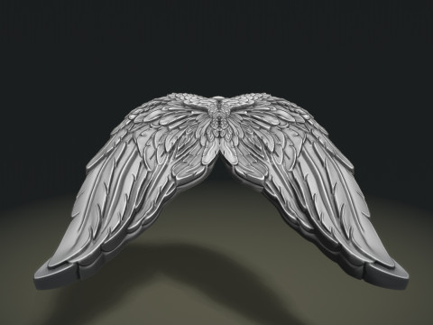 Angel Wings Pendant 3D Print Model