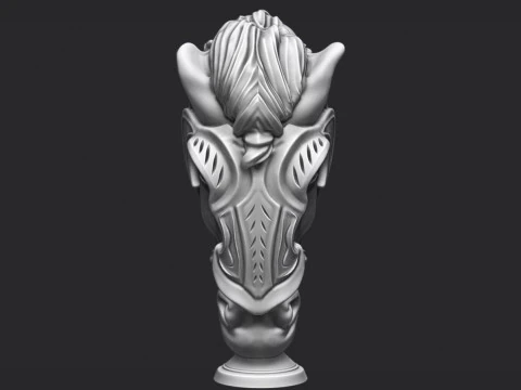 Horse Head 3D Print Model