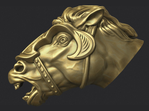 Horse Head 3D Druckmodell