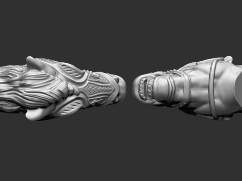 Horse Head 3D Print Model