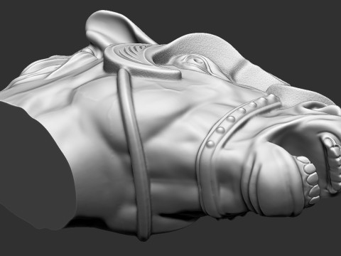 Horse Head Modelo de Impressão 3D