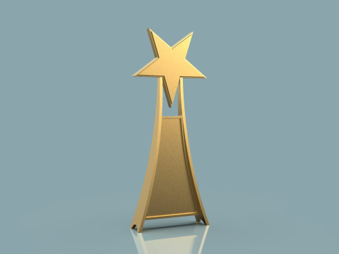 Star Award 3D Принт Модель