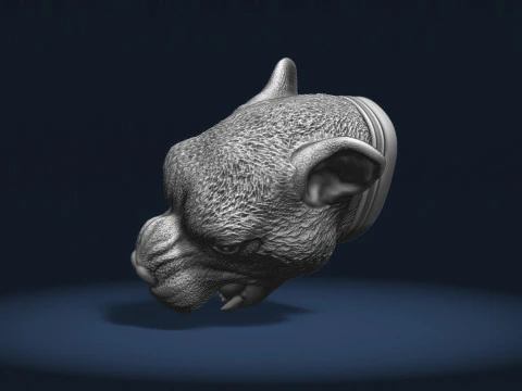 Puma Head 3D Print Model