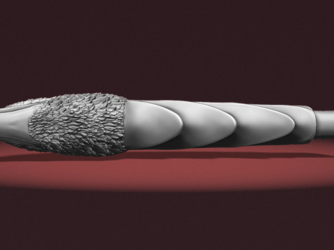 Eagle Head Knife Handle 3D printmodel