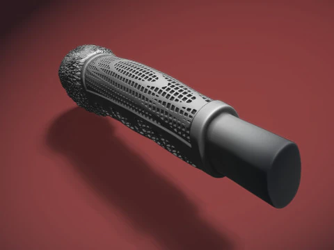 Eagle Head Knife Handle 3D Print Model