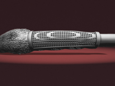 Eagle Head Knife Handle 3D Druckmodell