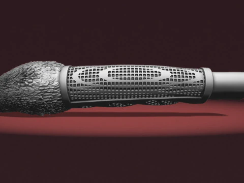 Eagle Head Knife Handle 3D Print Model