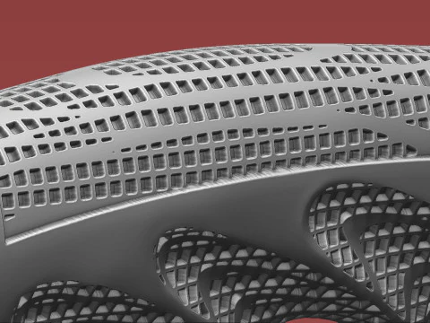 Eagle Head Knife Handle 3D Print Model