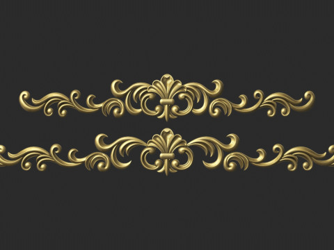 Carved decor onlay 3D Baskı Modeli