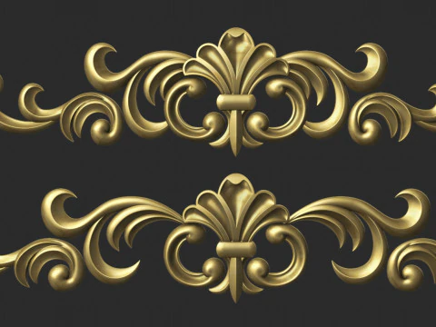 Carved decor onlay 3D Print Model