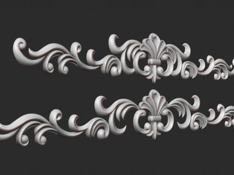 Carved decor onlay 3D Print Model
