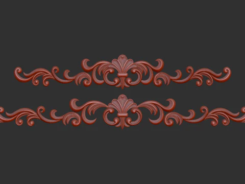 Carved decor onlay 3D Print Model