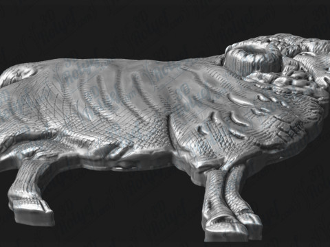 Ram Bas Relief 3D Druckmodell