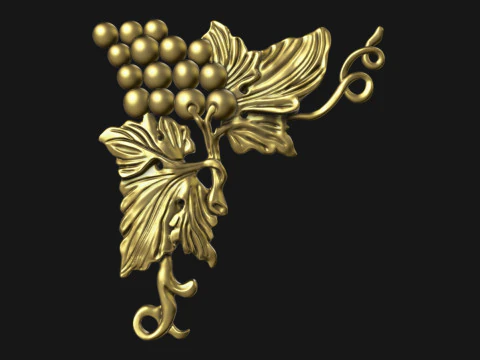 Grappolo d'uva Modello di stampa 3D