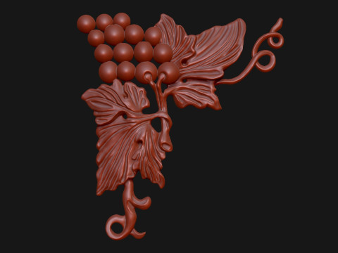 Bunch of Grapes 3D Druckmodell