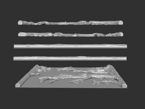 Birds on a Tree 3D Print Model
