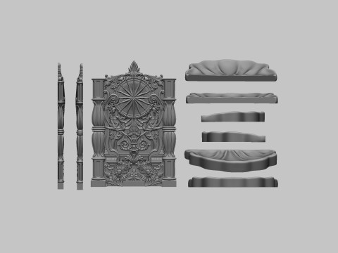Classic Middle Eastern Fountain 3D Print Model