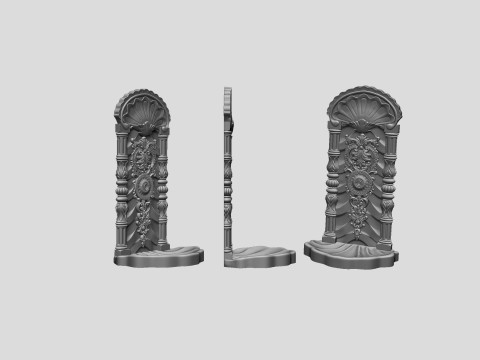 Klassischer nahöstlicher Brunnen 3D Druckmodell