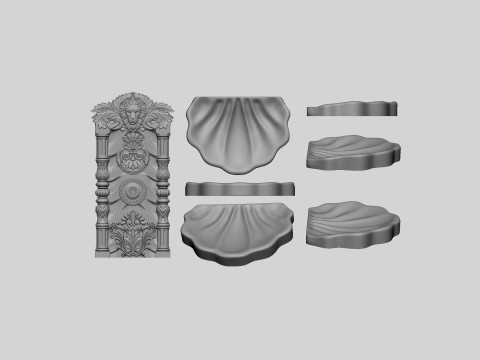 Classic Middle Eastern Fountain 3D Print Model