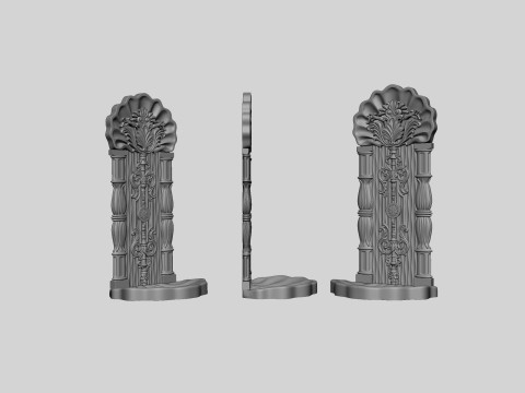 Classic Middle Eastern Fountain Modèles 3D en vedette