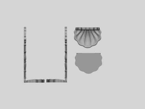 Classic Middle Eastern Fountain Modèles 3D en vedette