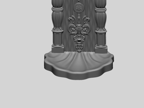 Classic Middle Eastern Fountain Modèles 3D en vedette