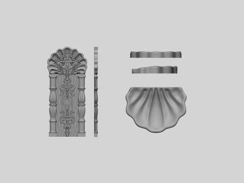 Classic Middle Eastern Fountain Modèles 3D en vedette