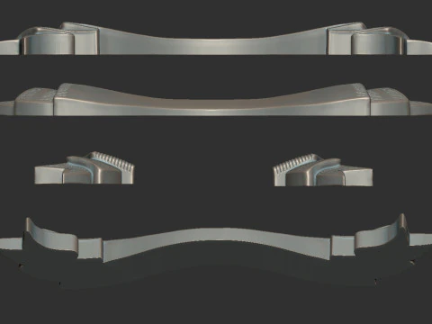 Ribbon 3D Print Model