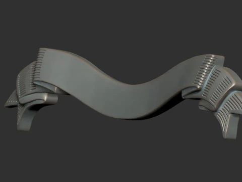 Ribbon 3D Print Model